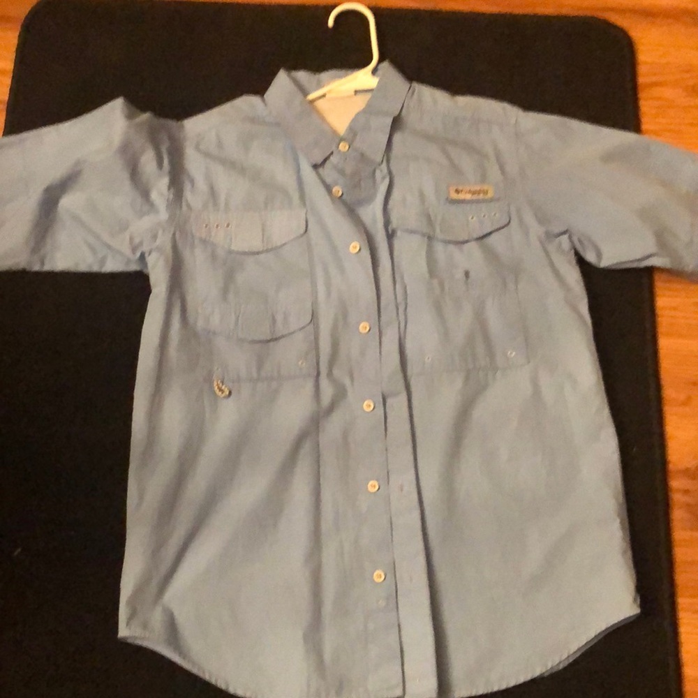 Columbia youths button shirt